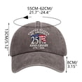 thumbnail image 2 of USA 250th Anniversary Hat, America 250th Anniversary Hat, 250th Anniversary USA Hat, United States 250th Anniversary Baseball Cap, Patriotic Adjustable Hat for Men & Women, 2 of 7