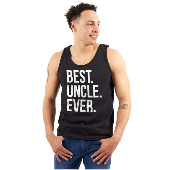 Best Uncle Ever Niece Nephew Tank Top Sleeveless Tee Men Brisco Brands S