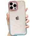 thumbnail image 7 of Compatible with iPhone Case,Gradient Colorful Frame Edge Border Electro Plated Metal Camera Lens Protective Clear Soft Shockproof Cover Phone Case (Purple,iPhone Xr), 7 of 7