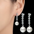 thumbnail image 3 of Minnieouse 2 piezas de reemplazo de gota de perla para mujer, pendiente de moda para citas, viajes, fotografía, joyería, regalo de cumpleaños Ropa, zapatos y accesorios Miscelánea, 3 of 6
