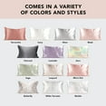 thumbnail image 2 of Kitsch Satin Pillowcase, 600 Thread Count, Standard Size, 1 Count, 2 of 8