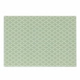 thumbnail image 1 of Yellow and Blue Cutting Board, Traditional Scandinavian Flowers on Foliage Background, Decorative Tempered Glass Cutting and Serving Board, Small Size, Earth Yellow Pale Yellow, by Ambesonne, 1 of 1