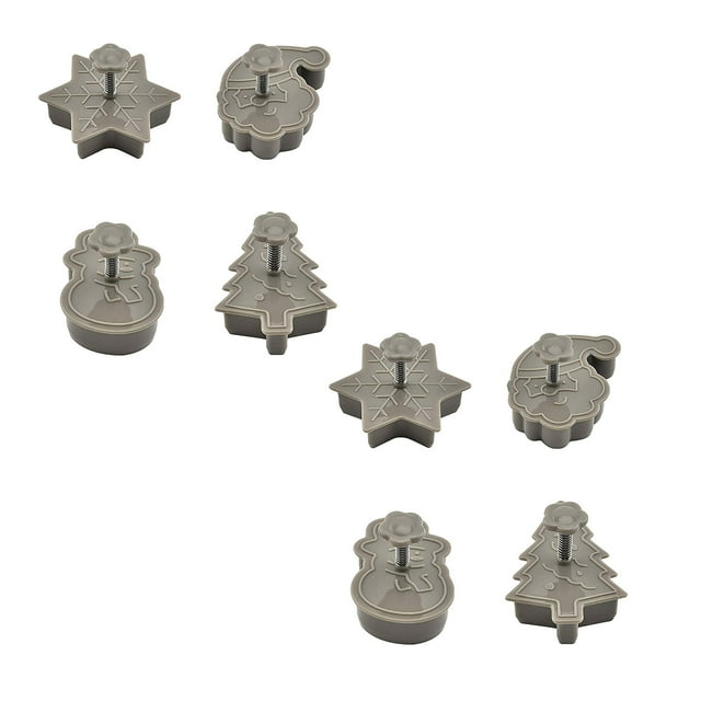 Yhmxh Kitchen Gadgets Baking Supplies Cake Decorating Supplies Baking Tools Three-Dimensional Spring Pressing Baking Create Christmas TRE baking mold