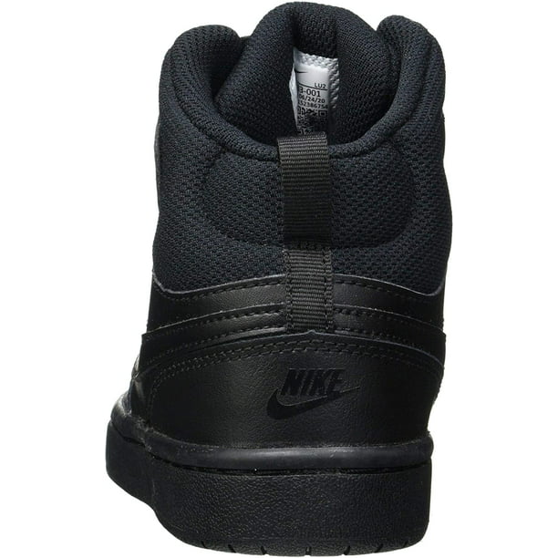 Acercarse puño Residencia Nike Court Borough Mid 2 Ps Trainers Child Black High Top Trainers Shoes -  Walmart.com