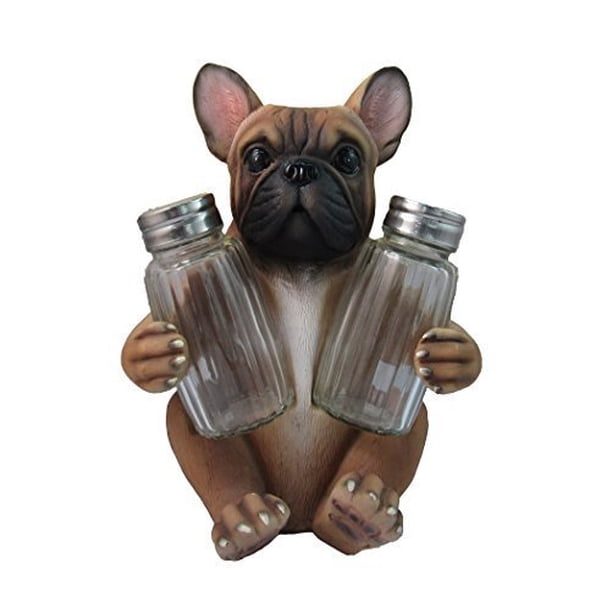 Adorable French Bulldog Salt And Pepper Shaker Set By DWK Decorative