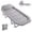 Gray, variant on JIOABL Folding Camping Cot for Adults with Headrest & Mattress, 71 Inch Portable Sleeping Bed for Camping, Travel, Black