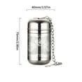 thumbnail image 2 of Uscallm under $5 Stainless Steel Tea Infuser, Stainless Steel Tea Infuser, Loose Leaf Tea Strainer, Insulated Tea Filter, Hot Cold Brew Tea Maker, Reusable Tea Ball Infuser, 2 of 2