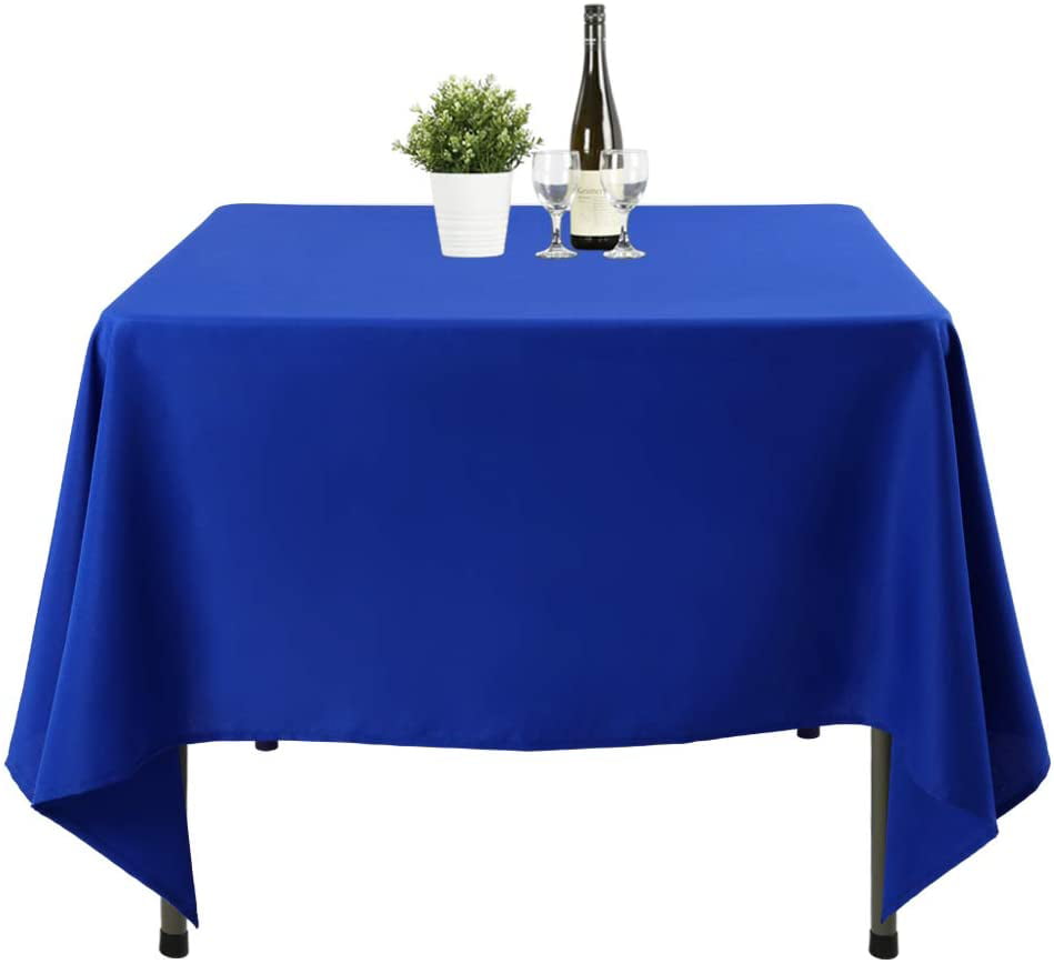 48" x 48" Inch Royal blue Square Tablecloth For Polyester Fabric Catering Party 