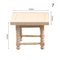 thumbnail image 1 of table à Thé Cadre en Bois 7 7 7, 1 of 5