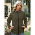 thumbnail image 4 of Chaqueta Impermeable para Mujer, Cortavientos, Impermeable, con Capucha, Plegable y Bolsillos. Verde L, 4 of 9