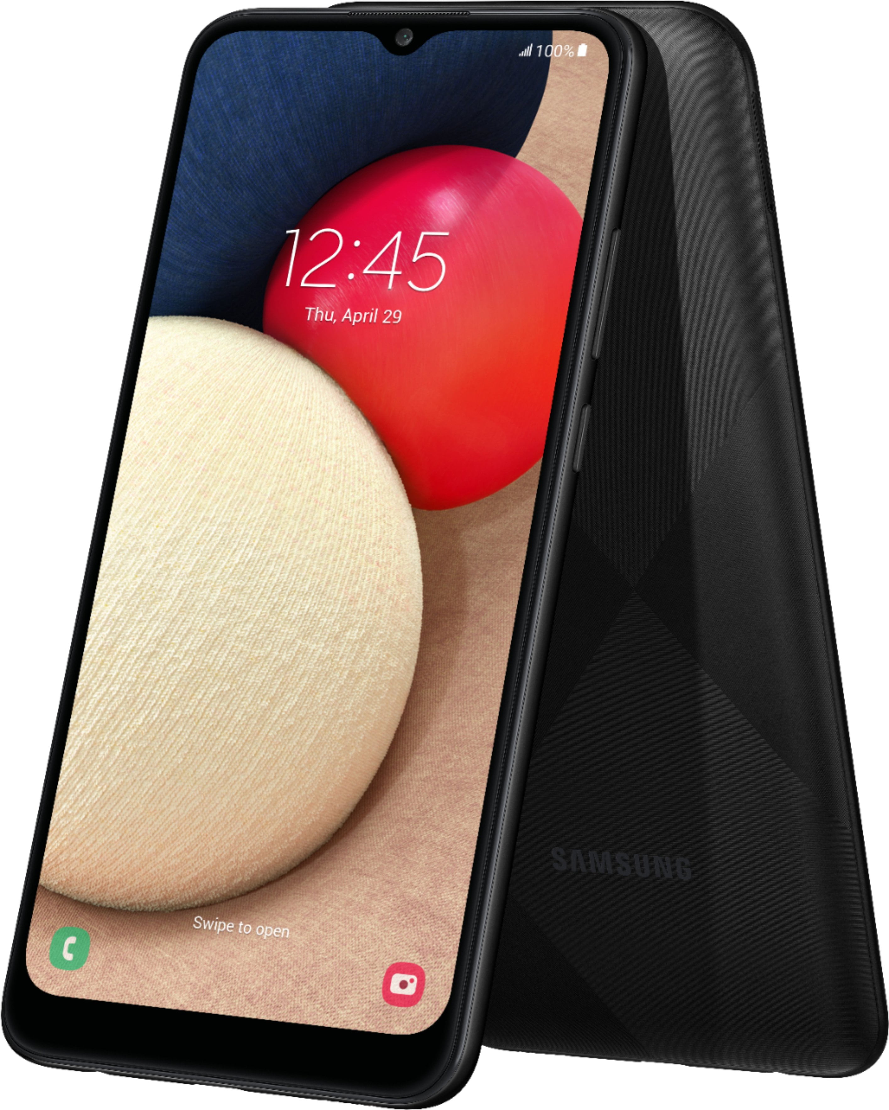 Restored Samsung SMA024VZKVZPP Galaxy A02 with 32GB Memory Prepaid Cell Phone, Black (Verizon) (refurbished )