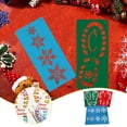 thumbnail image 1 of Teissuly Christmas Snowflake Painting Template, DIY Color Hollow Template Holiday Decoration Spray Painting Board Teissuly WER202311016787, 1 of 1