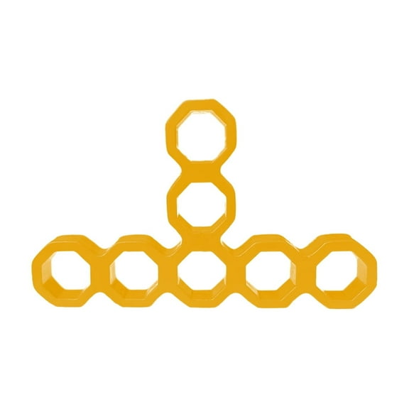Yellow Color 3/8 inch Octagon Shape Red Brick Sheet leveling System 10mm Tile Clips Grout Line Spacer Exterior Brick Spacer Long Length Tile Spacer