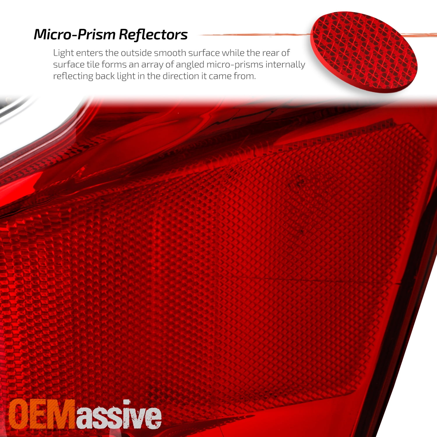 AKKON - Fits 2016-2023 Titan XD Pickup Chrome Red Tail Light Brake Lamp Passenger Right Side Replacement