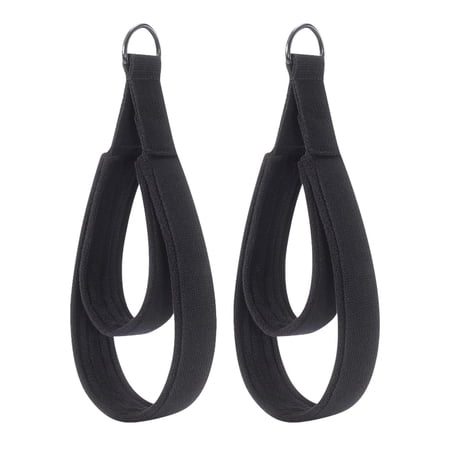 Tnarru 2Pcs Pilates Double Loop Straps for Reformer D Rings Straps Nonslip Multifunctional Exercise Equipment for Core Training Yoga