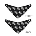 thumbnail image 3 of Rateoe White Flower Dandelion Print Pet Scarf for Dogs and Cats – Stylish Reflective Design, Breathable & Durable Pet Bandana with Quick-Release Buckle-Large, 3 of 5