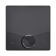NFTIGB Central Conditioning Thermostat Touchscreen Wi-Fi Smart Temperature Controller 5+1+1 Programming Dynamic Light Effects Child Lock Display 95-240V 3.54 in / 9 cm BAC-009AL Black