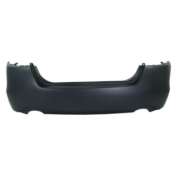 DAMAIJOY 1pc Rear Primed Plastic Bumper Cover Without License Plate Cut-out for Nissan for Altima Advance/Base/Exclusive/S/SL/SV/Sense 2013-2015 850223TA0H NI1100287