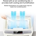 thumbnail image 3 of Pre-Filled Blue Ice Pack Box for Cooler & Cold Fan, No Water Needed Reusable Leak-Proof Ice Plate, Gel Retains Cold for Hours, Ideal for Picnic Transport, 24oz, 1 Pack, Instant Freeze, By VINOIC, 3 of 8