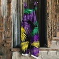 thumbnail image 2 of Moxiu Womens Mardi Gras Jumpsuits Wide Leg Patchwork Sequin Graphic Overalls Plus Size Adjustable Strappy Loose Fit Rompers 2025 Multicolor,M, 2 of 5