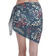 thumbnail image 2 of Disketp Merry Christmas Winter Women Swimsuit Cover Up Short Chiffon Summer Beach Sarong Bikini Wrap Skirt Bathing Suit, 2 of 7
