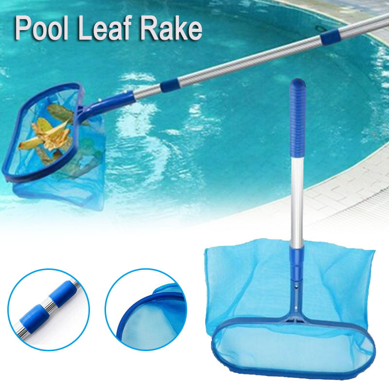 Swimming Pool Cleaning Tool Deep Bag Leaf Rake Equipment w/ Telescopic Pole USA 