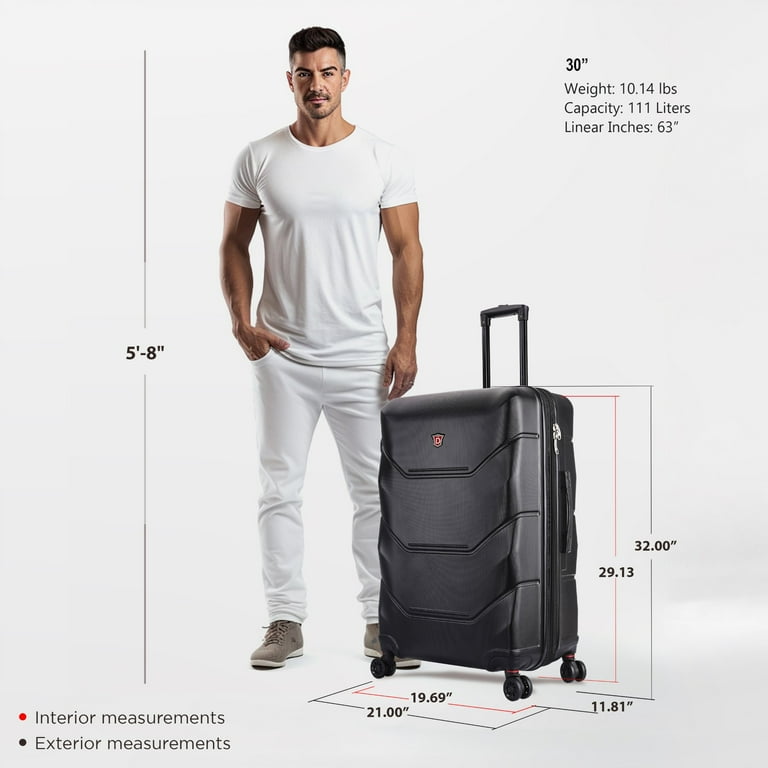 DUKAP Zonix 30 Lightweight Hardside Spinner Luggage