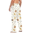 thumbnail image 3 of FORMRS Mens Pajama Pants with Pockets Sleepwear Lounge Bottoms Sizes S-2XL, Halloween Happy Ghosts, 3 of 7