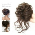 thumbnail image 4 of Messy Bun Hairpiece, Soft Updo Bun Hairpiece  For Holiday Party, 4 of 7