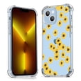 thumbnail image 1 of Sunflower Collage Clear Case for iPhone 13 Mini,Aesthetic Art Design Case for Men Women,Unique Soft Transparent TPU Bumper Case Cover, 1 of 5