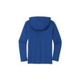 thumbnail image 3 of Warning Gymnast Kids Long Sleeve Hoodie, Large Royal, 3 of 3