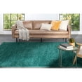 thumbnail image 6 of Well Woven Elle Basics | Emerson Shag Green | Textured Area Rug 8x10 (7'10" x 9'10"), 6 of 8