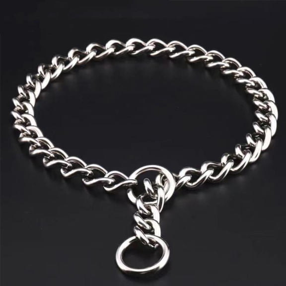 GASTROPOD Chain Dog Training Choke Collar,Total Length 22 In,3 Mm | 304 Stainless Steel Durable Training Dog Chain