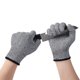 thumbnail image 4 of Inteprter Guantes de trabajo de cuero Mezcla para hombre de protección y estilo Guantes resistentes a cortes de algodón fáciles de limpiar Jardín y Patio Gris S, 4 of 6