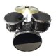 thumbnail image 4 of Batería Music Alley Kids de 3 piezas con pedal Throne Cymbal, color negro, 4 of 7