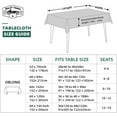 thumbnail image 2 of St. Patrick''s Day Green Table Cloth with Irish Shamrock Clover - 60x102 inch Rectangle Water Resistant Tablecloth Holiday Decorative Printed Fabric Table Covering for Kitchen Outdoor and Indoor Use, 2 of 5