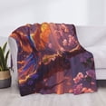 thumbnail image 3 of Naloa Fantasy Bird Illustration Flannel Fleece Throw Blanket for Bed Couch, Thick Blanket - All Seasons Suitable for Women, Men and Kids-60"x50", 3 of 6