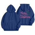thumbnail image 1 of WILLBEST Sudadera con Capucha Merry Christmas para Mujer Sudadera con Capucha con Estampado Navideño Divertido Camiseta Navideña Informal de Manga Larga 806 Mediana, 1 of 4