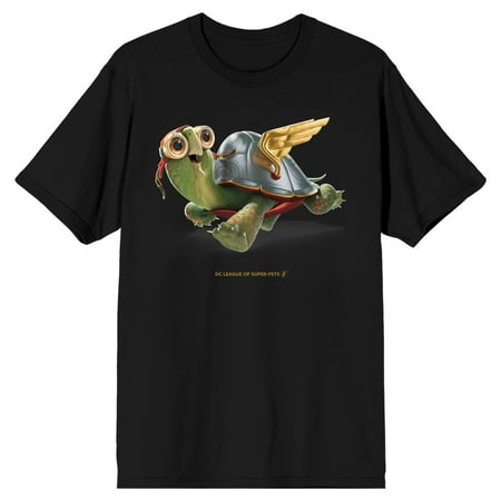 DC Legion of Super Pets Merton Men's Black T-Shirt-Medium