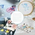thumbnail image 6 of 150 Sheets Wash Away Stabilizer for Embroidery (7.87 x 7.87 Inch) Transparent PVA Stick and Stitch Embroidery Water Soluble Fabric Embroidery Stabilizer for Hand & Machine, 6 of 6