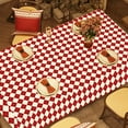 thumbnail image 5 of sruoe Tablecloth, Christmas Tablecloth, Machine Washable Foldable Red Rectangle Tablecloths, Table Cloth for Dining, Home, Party Decor, Cloth, 5 of 5
