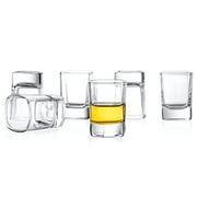 6-Pack Heavy Base Shot Glass Set, 2-Ounce Glasses by JoyJolt