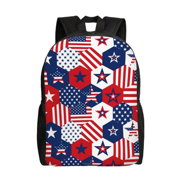 Balery American Stars2 Mochila - Mochila Estilosa y Duradera para Laptop de 15 Pulgadas con Tela Oxford Impermeable