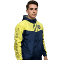 thumbnail image 4 of Icon Sports Club America Adult Yellow/Blue Rain Jacket, 100% Nylon, S-XXL, 4 of 6