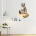 thumbnail image 1 of Estantes para escalar gatitos, perchas, muebles de madera para gatos, estante para gatos montado en la pared para gatos de interior, suministros para Pescado Yinane estante gato, 1 of 8