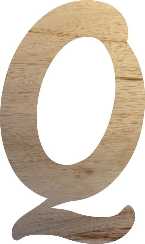 Wooden Letter Q main image 1