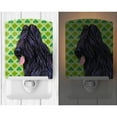 thumbnail image 2 of Caroline's Treasures SS4420CNL Briard St. Patrick's Day Shamrock Portrait Ceramic Night Light, 6x4x3", multicolor, 2 of 2