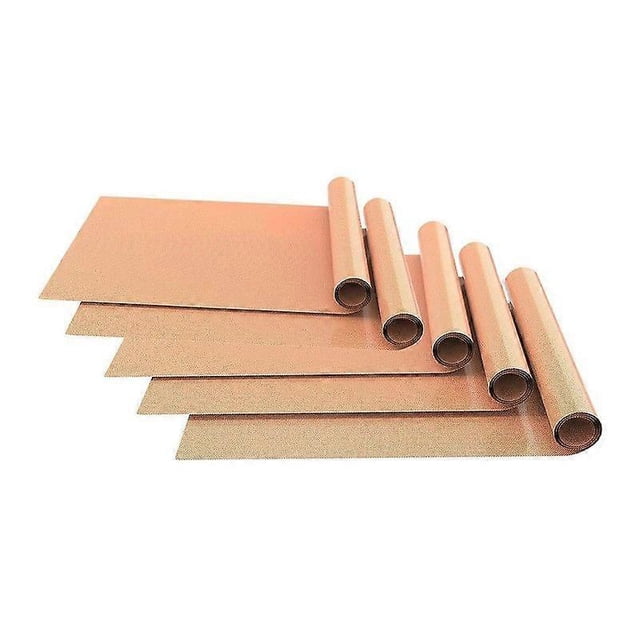 Protectores para la base del horno, paquete de 5 unidades, 40 x 60 cm, resistentes, antiadherentes, reutilizables.
