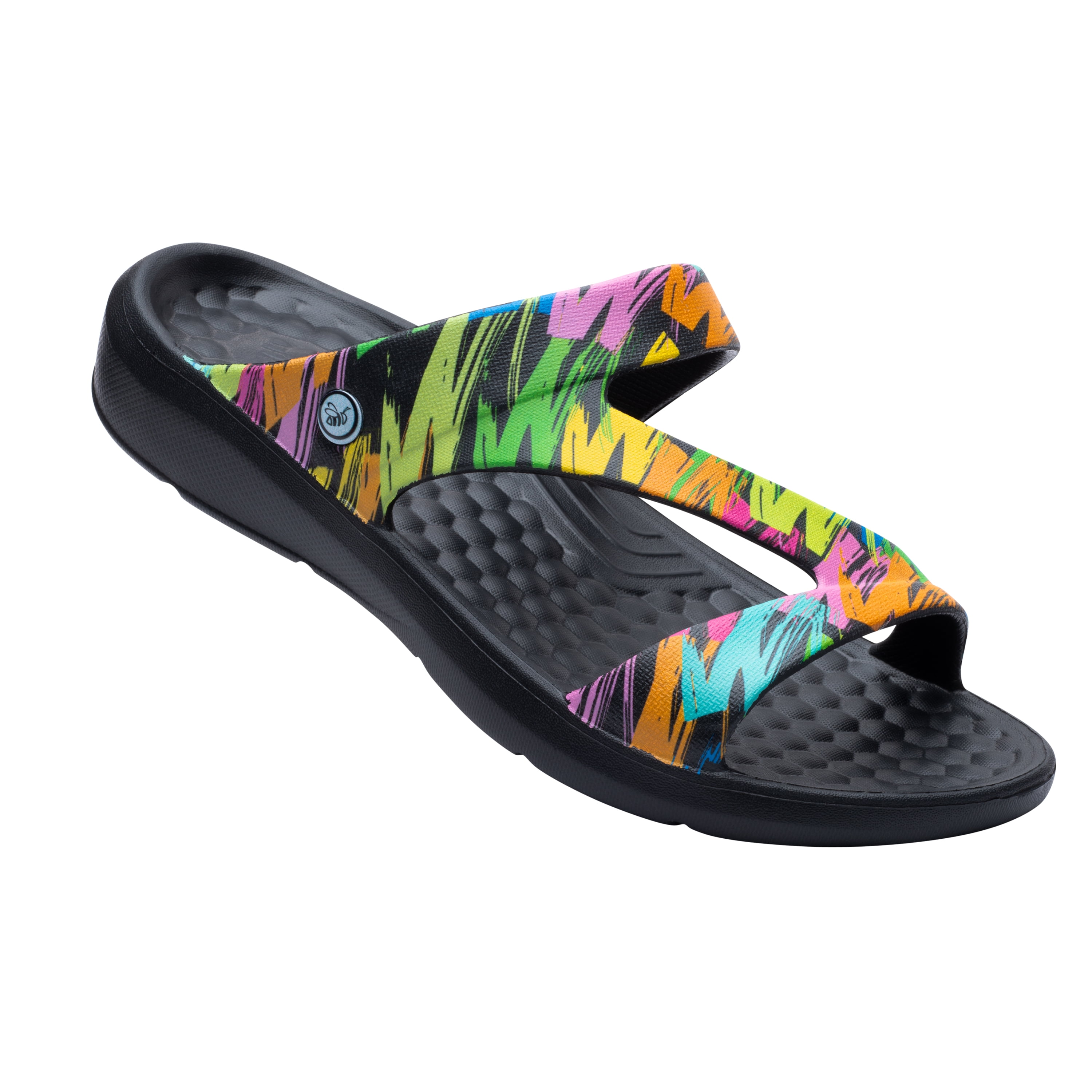 Joybees Everyday Sandal Graphics and Metallics Women's Slipon Arch