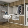 thumbnail image 3 of Ivation Wall-Mounted Ironing Board | Compact 36.2" x 12.2" Ironing Station, 3 of 8